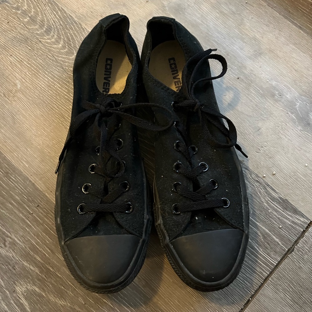 Low top Converse Black&Black